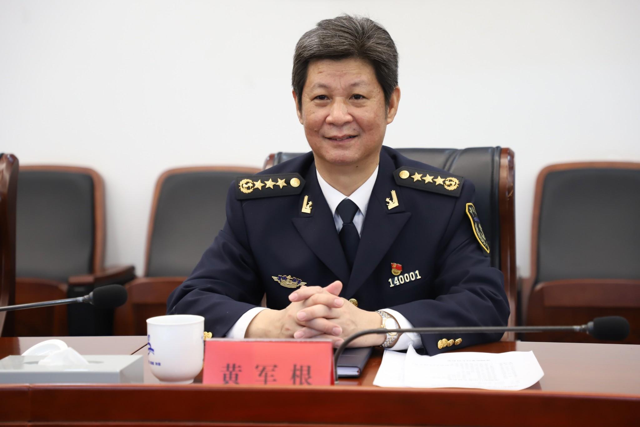 市口岸办王刚主任一行来访我局